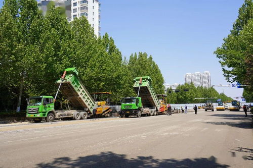 五一假期晝夜施工,青州市政道路工程建設按下 快進鍵